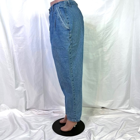 BLUE ZONE VINTAGE JEANS BALLOON JEANS BAGGY JEANS BOYFRIEND JEANS TAPERED LARGE - Picture 4 of 12